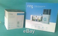 BRAND NEW! Ring Video Doorbell 2 WireFree Video Doorbell + Ring Chime Pro Bundle