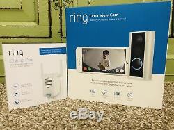 Brand New Ring Door View Cam PLUS Ring Chime PRO Bundle! Brand New Free Ship