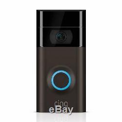 Brand New Ring Video Doorbell 2, 1080p Wifi, Satin/Nickel, 2 way Talk