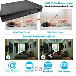 CCTV 5MP 8 Channel DVR Digital Video Recorder AHD 1920P VGA HDMI BNC UK