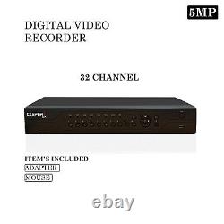 CCTV 5MP DVR 32 Channel AHD 1920P Digital Video Recorder VGA HDMI BNC UK