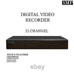 CCTV 5MP DVR 4-8-16-32 Channel Digital Video Recorder 1920P AHD TVI CVI CVBS UK