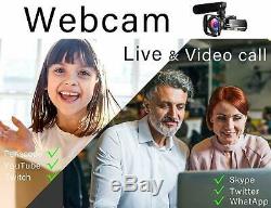 Camcorder Video Camera HD 1080P Vlogging YouTube Digital Recorder Livestreaming