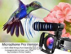 Camcorder Video Camera Ultra HD 1080P Vlogging YouTube Digital Recorder Camera w