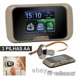 Camera Peephole Viewer with LCD Monitor Photo and Video recording Velleman