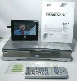 Clean Tested JVC HM-DH40000U D-VHS HDTV VCR Digital Video Recorder with NOS Remote