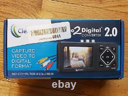 Clearclick Video 2 to Digital Converter 2.0 Record from VCR VHS AV RCA Hi8 DVD