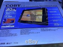 Coby PMP-7040 Portable Media Player 7LCD Digital Security Video Recorder 40gb