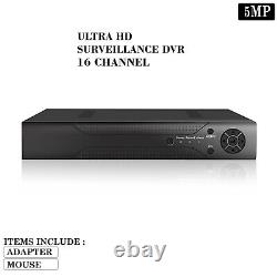Digital 5MP CCTV Video Recorder 4 8 16 32 Channel DVR AHD 1920P VGA HDMI BNC UK