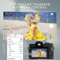 Digital Camera 4K 16X 30FPS 3 IPS Flip screen Video Camer for YouTube Vlogging