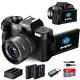 Digital Camera 4k 48mp 16x With Wi-fi Autofocus Vlogging Camera For Youtube