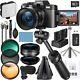 Digital Camera 4k 48mp 60fps Wifi Autofocus Vlogging For Youtube With Microphone