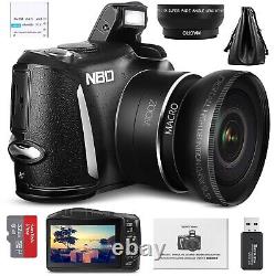 Digital Camera 4K 48MP Video Camcorder Point and Shoot Camera For Live Stream