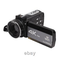 Digital Camera Recorder 4K Video Camera Camcorder 56MP With IR Remote Control
