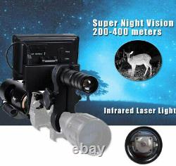 Digital Infrared Rifle Scope 4.3 Monitor with Flashlight Torch Video Recorder