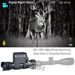 Digital Night Vision Video Recording Monocular Scope Camera Photo Riflescope US