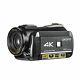 Digital Video Camera 4k Camcorder Ordro Night Vision Recorder Vlog Filmadora