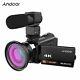 Digital Video Camera Camcorder Recorder Wide Angle Macro Lens Microphone 1080p