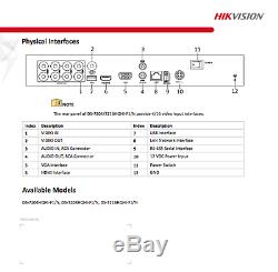 Dvr 4/8/16/32 Ch Hikvision Turbo Hd Tvi Full 1080p Digital Video Recorder P2p