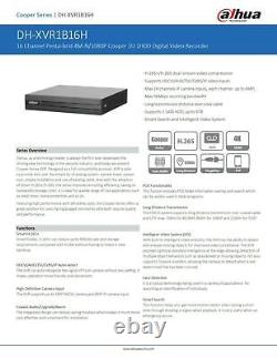 EZ-IP by Dahua 16 Channels XVR Hybrid 5MP 4in1 HDCVI Digital Video Recorder