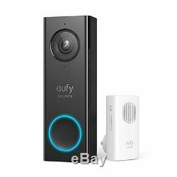 Eufy Security Wi-Fi Video Doorbell and Chime, 2K Resolution, Real-Time Response