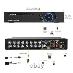 Floureon 5-in-1 16CH CCTV 1080P Digital Video Recorder DVR (WD 3TB HD) 503