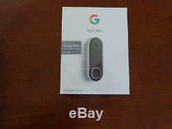 GOOGLE NEST HELLO VIDEO DOORBELL WIRED ITEM NC5100US NEWithSEALED FREE SHIPPING