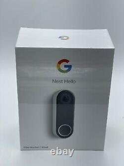 Google Nest Hello Smart Wi-Fi Video Doorbell (NC5100US) Brand New Sealed