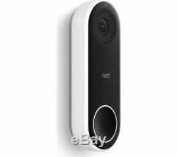 Google Nest Hello Video Doorbell Smart Home Wifi Security Black NC5100GB
