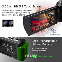 HDV-AE8 4K Digital Video DV Recorder 30MP 16X E4H7
