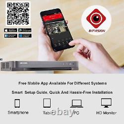 Hikvision 5MP 4-8-16ch AcuSense Digital Video Recorder (DVR)