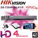 Hikvision 8mp, 4mp Dvr Smart Cctv Video Recorder 4 Channel Poc Power 4k Turbo Hd