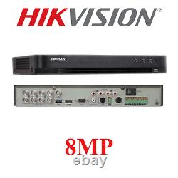 Hikvision Dvr Cctv Security 8mp 8ch Turbo Hd Digital Video Recorder Tvi