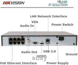 Hikvision Nvr 4mp Ip Poe Cctv Digital Network Video Recorder 8ch Nvr-108mh-d/8p