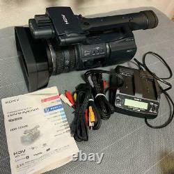 JUNK Sony HDR-FX1000 HDV Handycam Digital HD Video Camera Recorder w / Cables