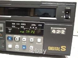Jvc Br-d750u Digital S D9 Video Cassette Recorder Player-tested-well Packaged