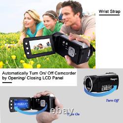 Kids Video Camera Camcorders Digital Recorder FHD 1080P 30FPS 2.7