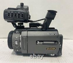 Lot of 2 Sony DSR PDX10 DVCAM 3CCD Digital Video Camcorder Recorder For Repair