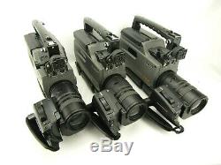 Lot of 3 Sony DSR-250 Digital Video Camera Recorders Working Condition Unknown