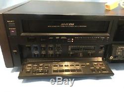 Mitsubishi HS-U80 Proffesional Vhs Vcr Video Cassette Recorder Twin Digital Fx4