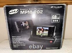 NHJ MPM-202 Mobile Digital Video Recorder 60GB Media Player MP4 MP3 Rare TESTED