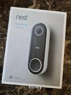 Nest NC5100GB Hello Video Doorbell Black