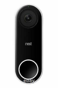Nest NC5100GB Hello Video Doorbell Black Brand New Sealed