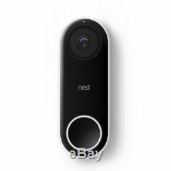 Nest NC5100GB Hello Video Doorbell Video Recording and Motion Sensor Black