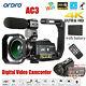 New Ordro Ac3 4k Wifi Digital Video Camera Camcorder 24mp 30x Zoom Dvr Recorder