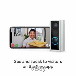 New Ring Peephole Cam Smart video doorbell, HD video, 2-way talk