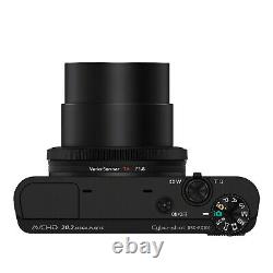 New Sony Cyber-Shot RX100 20.2 MP FHD 60p Digital Camera + F1.8 Carl Zeiss Lens