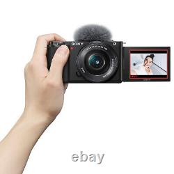 New Sony ZV-E10 24.2MP Vlogger 4K S-Log3 Touchscreen Mirrorless Digital Camera