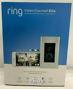 New in Box Ring Video Doorbell Elite 1080HD with Power Over Ethernet