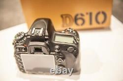 Nikon D610 24.3 MP Digital SLR Camera Black (Body Only)